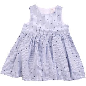 H&M Csíkos-virágos ruha (68) baba