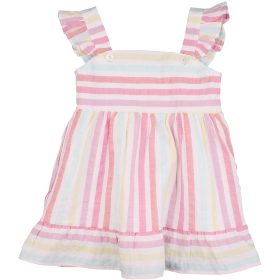 F&F Csíkos ruha (80-86) baba