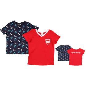 Vasmacskás-piros szett (80) baba