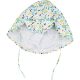 Kék-sárgamintás strandsapka (3-6 év) kislány