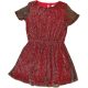 F&F Csillogó bordó ruha (134) lány