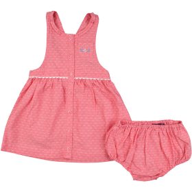 Mintás korall ruha (86) baba