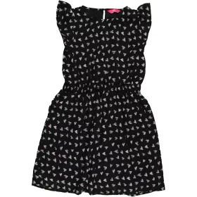 Young Dimension Szíves fekete ruha (146) lány