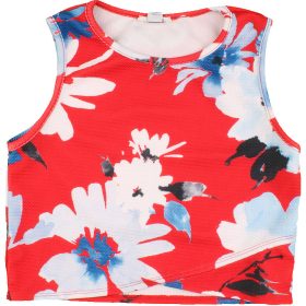 River Island Virágos piros felső (140) lány