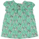 Zebrás zöld ruha (68) baba
