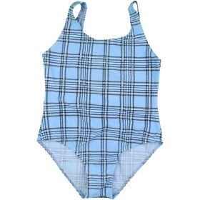Kékkockás fürdőruha (110-116) kislány