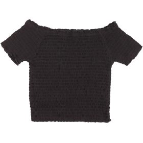 Primark Gumírozott fekete felső (140) lány