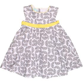 Mintás törtfehér ruha (86) baba