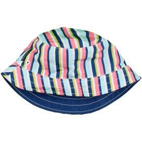 Csíkos-kék kifordítható sapka (6-10 év) fiú