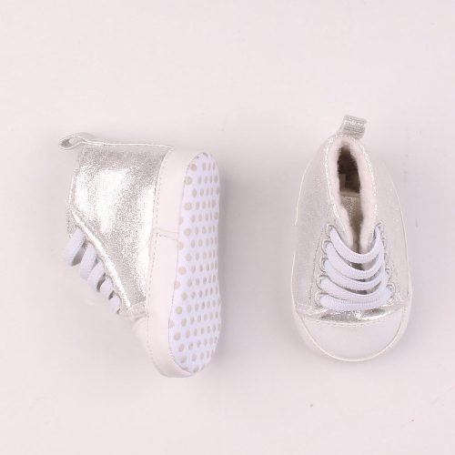 Primark Ezüst kocsicipő (0-3) baba