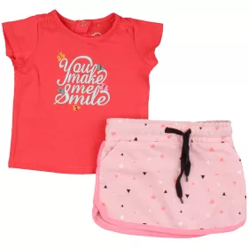 Korall-mintás szett (62) baba