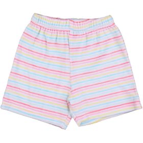 Csíkos plüss short (110-116) kislány