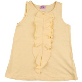F&F Fodros sárga felső (98) kislány