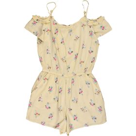 H&M Virágos sárga playsuit (152) lány
