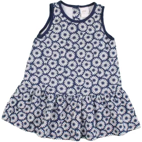 H&M Virágos kék ruha (68) baba