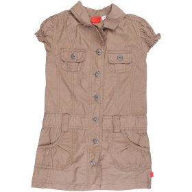 Szürkegombos ruha (98) kislány