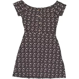 Primark Virágos fekete ruha (146) lány