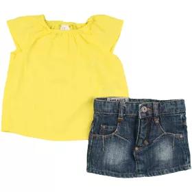 Sárga-farmer szett (68) baba