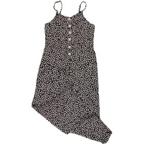Zara Virágos fekete jumpsuit (152) lány