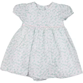 John Lewis Baby Virágos zöld ruha (68) baba