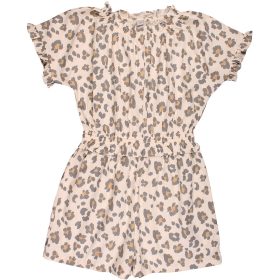 TU Mintás bézs playsuit (152) lány