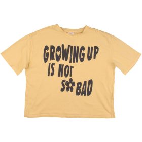 Zara Feliratos sárga felső (140) lány