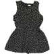 F&F Mintás fekete playsuit (122) kislány