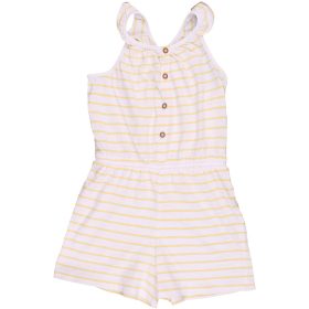 F&F Sárgacsíkos playsuit (116) kislány