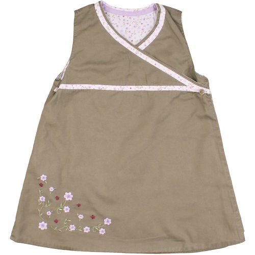 H&M Kheki-virágos kifordítható ruha (80) baba