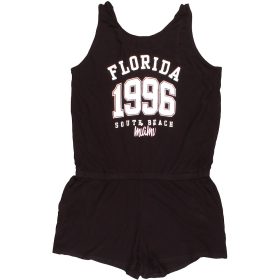 H&M Feliratos fekete playsuit (152) lány