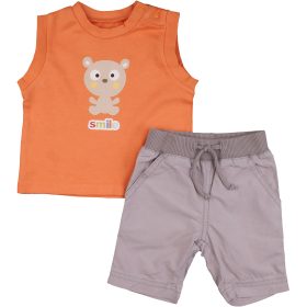 Narancs-szürke szett (56) baba