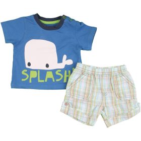 Kék-kockás szett (56) baba