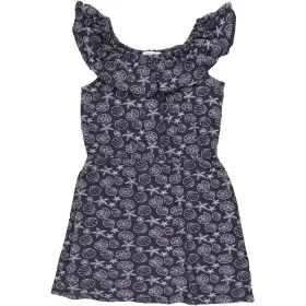 Mintás kék ruha (146) lány