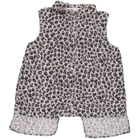 H&M Mintás szürke blúz (140) lány