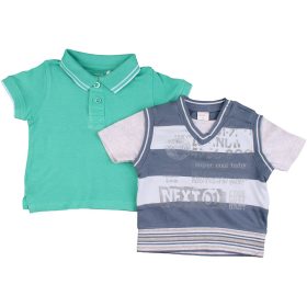 Csíkos-zöld szett (56) baba