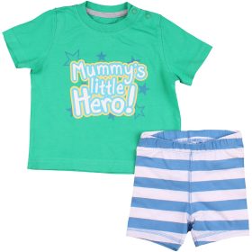 Zöld-csíkos szett (68) baba