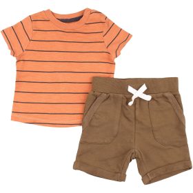 Csíkos-khaki szett (62) baba