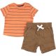 Csíkos-khaki szett (62) baba