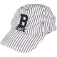 Csíkos baseball sapka (6-12 hó) baba