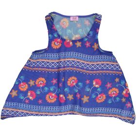 F&F Virágos sifon felső (110-116) kislány