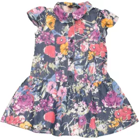 George Virágos ruha (98) kislány
