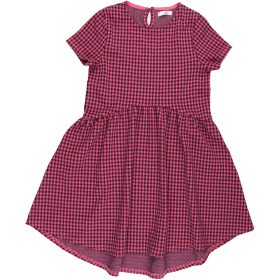 Kockás ruha (128) kislány