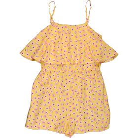 New Look Virágos sárga playsuit (146) lány