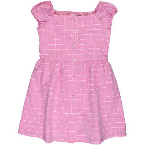 Next Kockás rózsaszín ruha (110) kislány