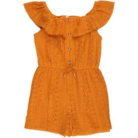 Primark Mustár csipke playsuit (152) lány