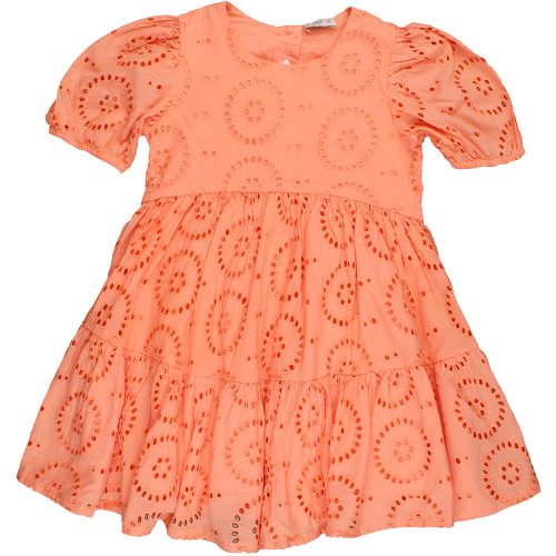 F&F Madeirás narancs ruha (98) kislány
