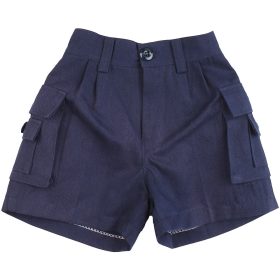 Sötétkék rövidnadrág (80-86) baba