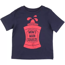 Mintás kék póló (92) kisfiú