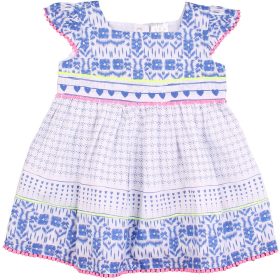 F&F Kékmintás ruha (68) baba