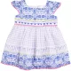 F&F Kékmintás ruha (68) baba
